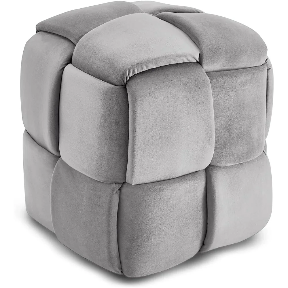 Foot Stool Ottoman, Cube Ottoman, Square Woven Upholstered Velvet Ottoman, Modern Foot Rest Stool, Padded Footstool
Foot Stool Ottoman, Cube Ottoman, Square Woven Upholstered Velvet Ottoman, Modern Foot Rest Stool, Padded Footstool