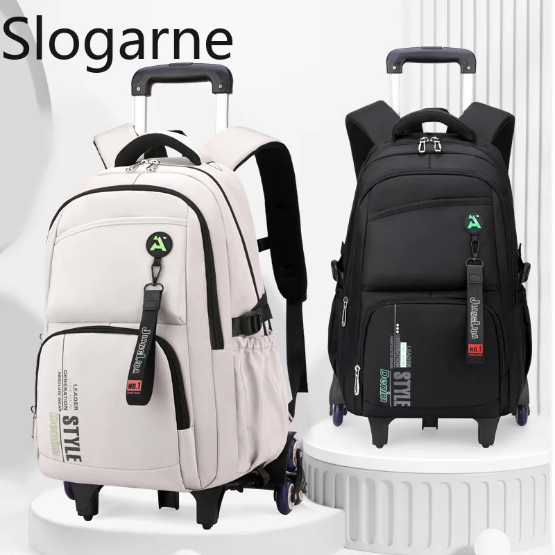 ZIRANYU New Trolley Backpack Students Large Capacity Schoolbag Children School Bags Men Casual Travel Backpacks Rolling Bookbag
ZIRANYU New Trolley Backpack Students Large Capacity Schoolbag Children School Bags Men Casual Travel Backpacks Rolling Bookbag