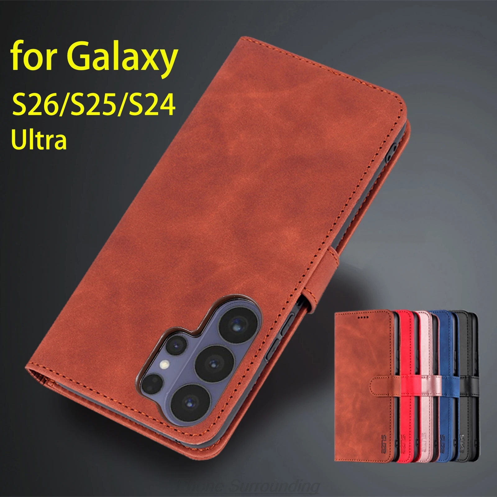 Card Holder Wallet Case for Samsung Galaxy S26 S25 S24 S23 S22 Ultra + FE Pu Leather Phone Cover Flip Holster capa fundas Coque
Card Holder Wallet Case for Samsung Galaxy S26 S25 S24 S23 S22 Ultra + FE Pu Leather Phone Cover Flip Holster capa fundas Coque
