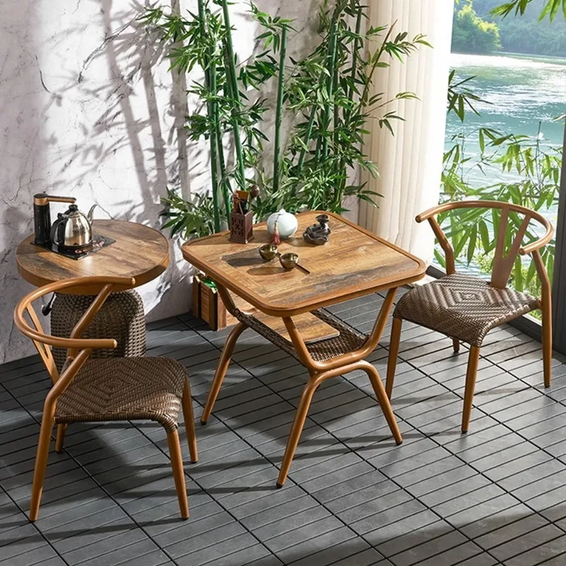 Balcony table and chairs, small coffee table, indoor casual, Nordic modern simple, drinking tea table and chairs
Balcony table and chairs, small coffee table, indoor casual, Nordic modern simple, drinking tea table and chairs