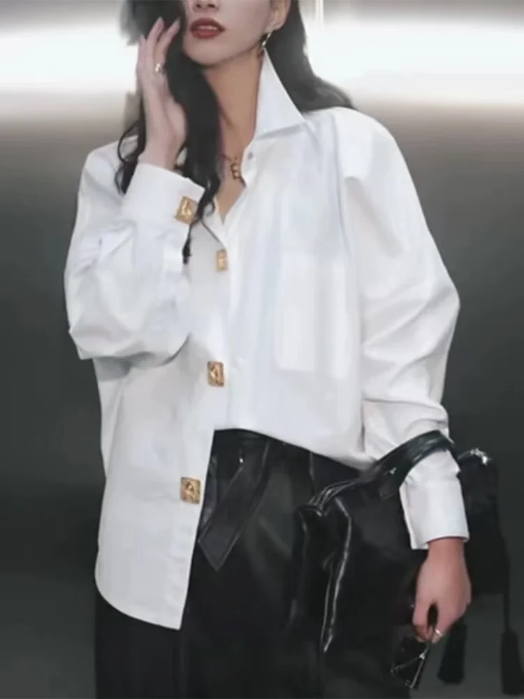 Female Clothing Office Lady Elegant Casual Shirt Women's Shirts & Blouses Luxury Design Long Sleeve Shirt Woman Tops Autumn 2025
Female Clothing Office Lady Elegant Casual Shirt Women's Shirts & Blouses Luxury Design Long Sleeve Shirt Woman Tops Autumn 2025