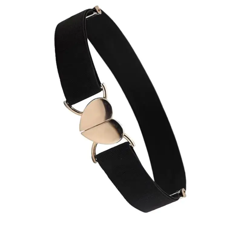 652F Womens No Show Stretch Belt Invisible Elastic Strap Belt with Heart Buckle for Jeans Pants Dresses Decoration
652F Womens No Show Stretch Belt Invisible Elastic Strap Belt with Heart Buckle for Jeans Pants Dresses Decoration