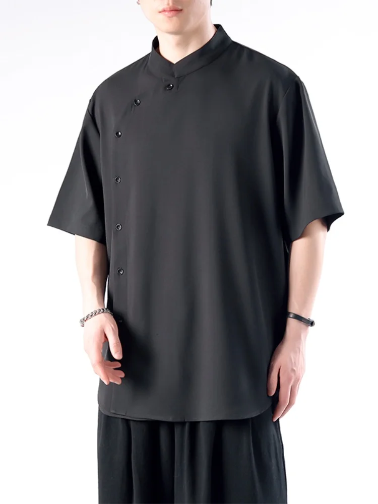 Men's ort Sve T-irt Cotton Linen Loose Fit Summer Thin New Chinese Sle Retro Button Hanfu Top Cotton Linen f S...
Men's ort Sve T-irt Cotton Linen Loose Fit Summer Thin New Chinese Sle Retro Button Hanfu Top Cotton Linen f S...