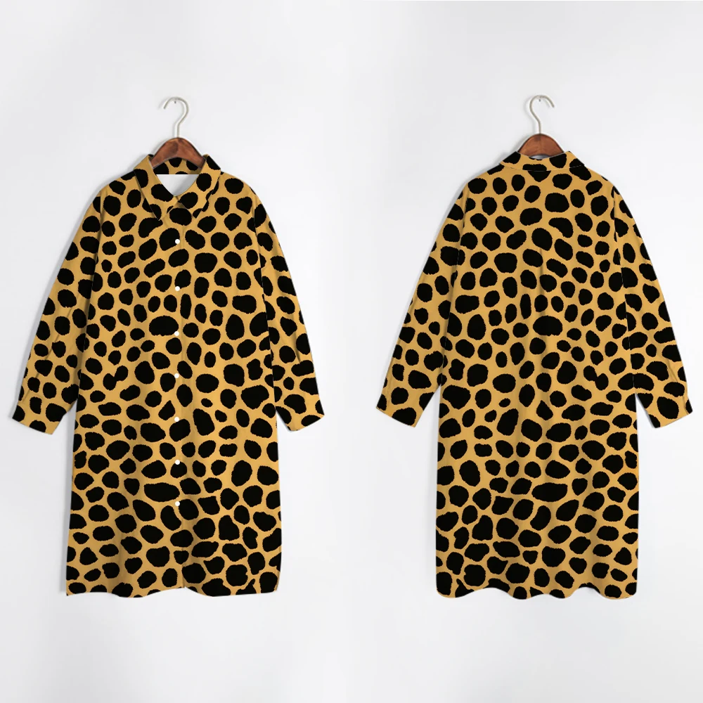 2024 Summer New Fashion Casual Sexy Leopard Print Long Sleeve Shirt Dresses Women Commuter Prom Dresses Temperament Lapel Tops
2024 Summer New Fashion Casual Sexy Leopard Print Long Sleeve Shirt Dresses Women Commuter Prom Dresses Temperament Lapel Tops