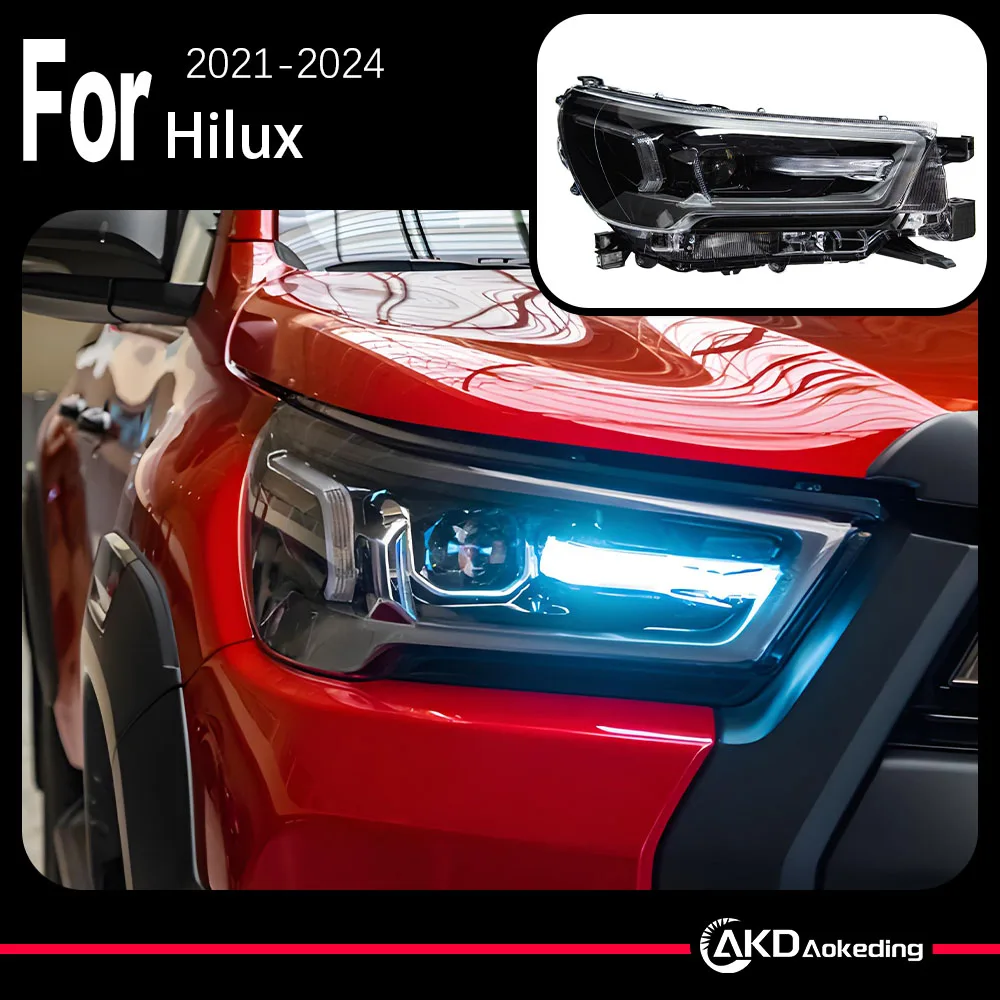 AKD Car Model For 2021 Toyota Hilux REVO Head Lights Style Replacement DRL Daytime lights Lighthouse Projector Facelift
AKD Car Model For 2021 Toyota Hilux REVO Head Lights Style Replacement DRL Daytime lights Lighthouse Projector Facelift