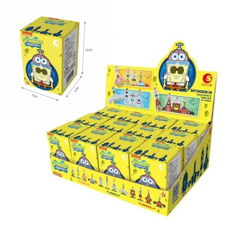 Hot 12Pcs/Set Original Blind Box Anime Toy Model Characters SpongeBob SquarePants Patrick Star Abs Krabs Children's Gift Figure
Hot 12Pcs/Set Original Blind Box Anime Toy Model Characters SpongeBob SquarePants Patrick Star Abs Krabs Children's Gift Figure