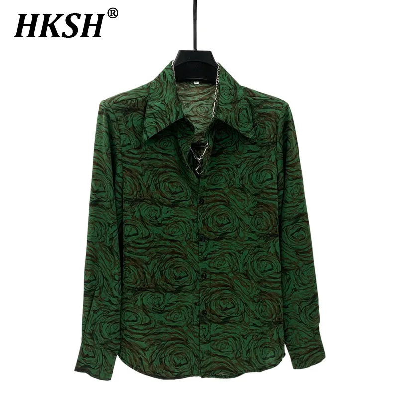 HKSH Spring Summer New Man High Street Retro Print Long Sleeve Casual Ice-Silk Chiffon Loose Shoulder Pad Shirt Punk Top HK6107
HKSH Spring Summer New Man High Street Retro Print Long Sleeve Casual Ice-Silk Chiffon Loose Shoulder Pad Shirt Punk Top HK6107