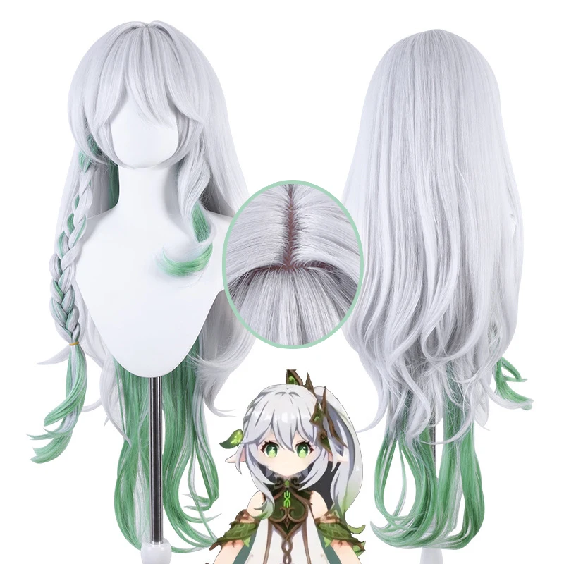 Anime Genshin Impact Nahida Women Cosplay Wigs Headwear 100Cm Long Simulation Scalp Thick Mixed Puffy Silk Long Hair Wigs
Anime Genshin Impact Nahida Women Cosplay Wigs Headwear 100Cm Long Simulation Scalp Thick Mixed Puffy Silk Long Hair Wigs