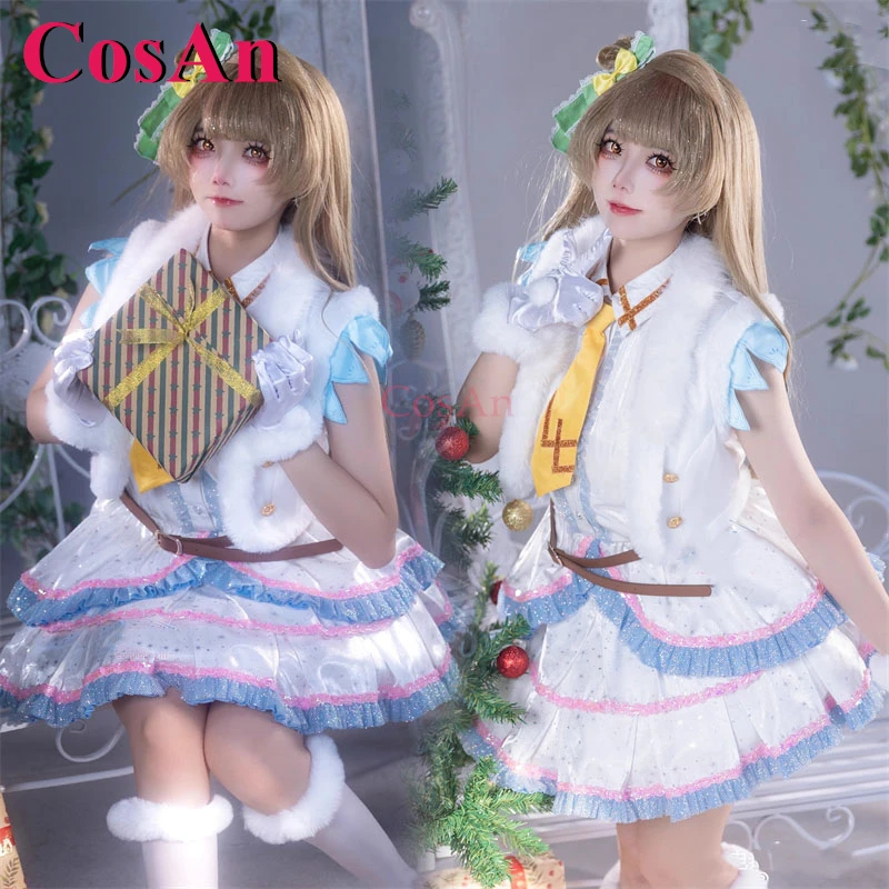 CosAn Anime LoveLive Minami Kotori Cosplay Costumes Snowy White Glow Sweet Uniforms Dress Halloween Party Role Play Clothing New
CosAn Anime LoveLive Minami Kotori Cosplay Costumes Snowy White Glow Sweet Uniforms Dress Halloween Party Role Play Clothing New