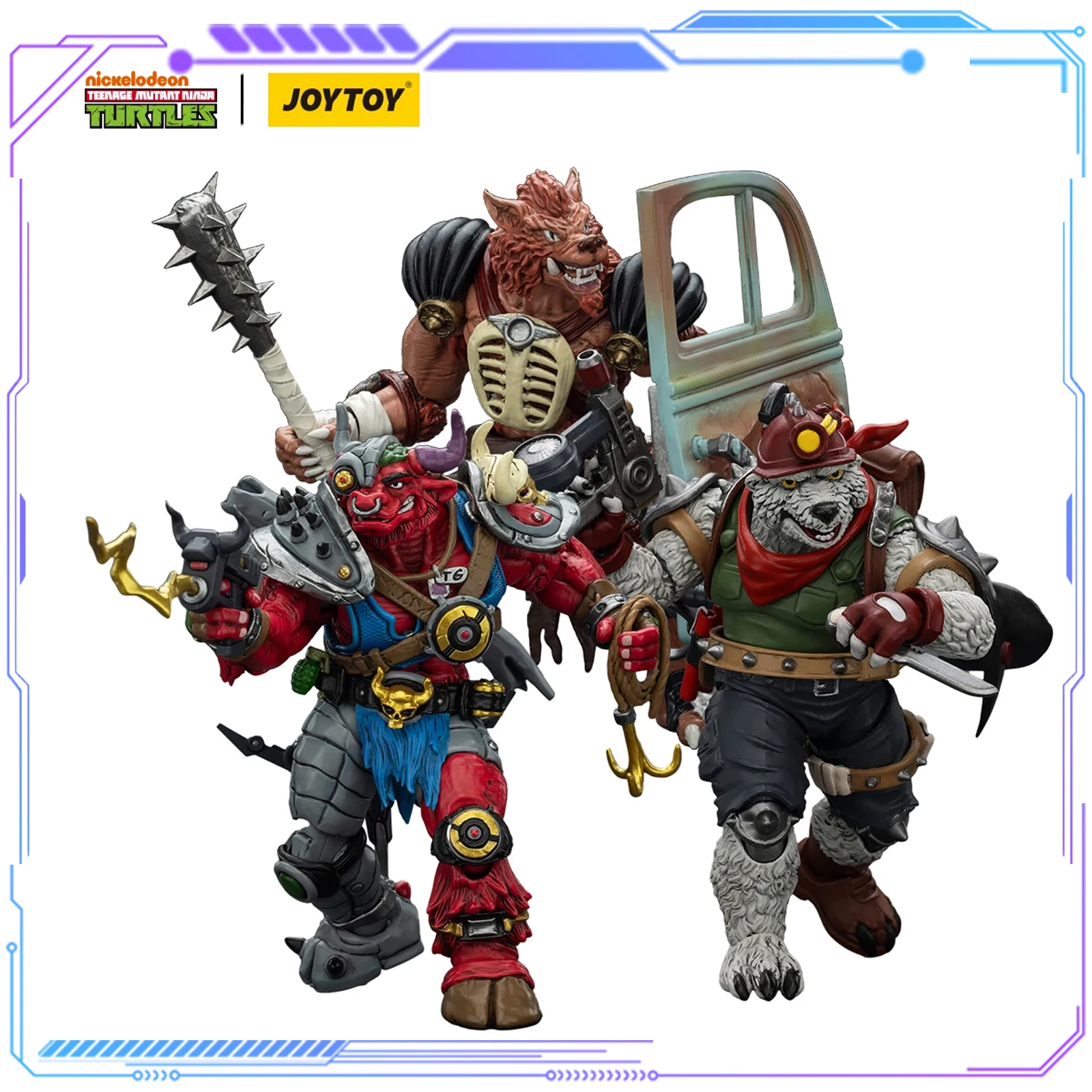 JOYTOY TMNT 1/18 Action Figure Ninja Turtles Dirtbag Groundchuck Rahzar Anime Movie Figures Models Kids Adults Toys Gift
JOYTOY TMNT 1/18 Action Figure Ninja Turtles Dirtbag Groundchuck Rahzar Anime Movie Figures Models Kids Adults Toys Gift