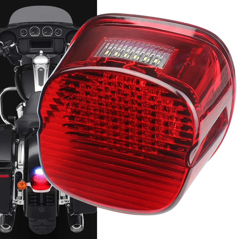 1Pc Motorcycle Led Rear Tail Brake Light Red Shell Red White Signal Light For Harley Motorcycle Moto Taillight Accessories
1Pc Motorcycle Led Rear Tail Brake Light Red Shell Red White Signal Light For Harley Motorcycle Moto Taillight Accessories