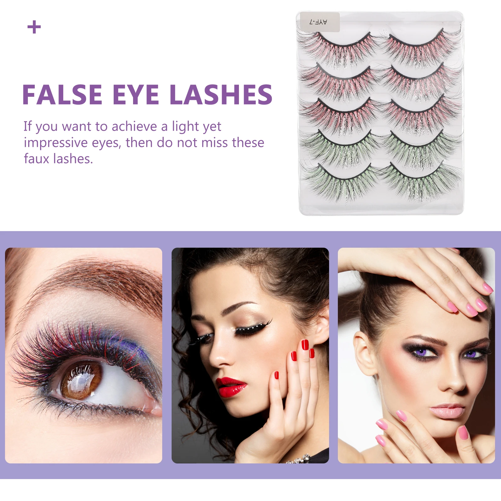 Colored False Eyelashes 5 Pairs Clusters Mardi Gras Costume Party Wispy Strips Lashes For Prom Photo Stage
Colored False Eyelashes 5 Pairs Clusters Mardi Gras Costume Party Wispy Strips Lashes For Prom Photo Stage