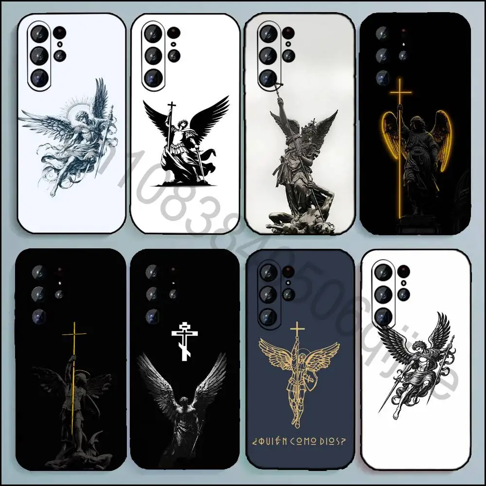 Archangel Michael Cross Phone Case For Samsung Galaxy A20 21 22 31 32 52 53 72 73 80 91 Soft Black Cover
Archangel Michael Cross Phone Case For Samsung Galaxy A20 21 22 31 32 52 53 72 73 80 91 Soft Black Cover