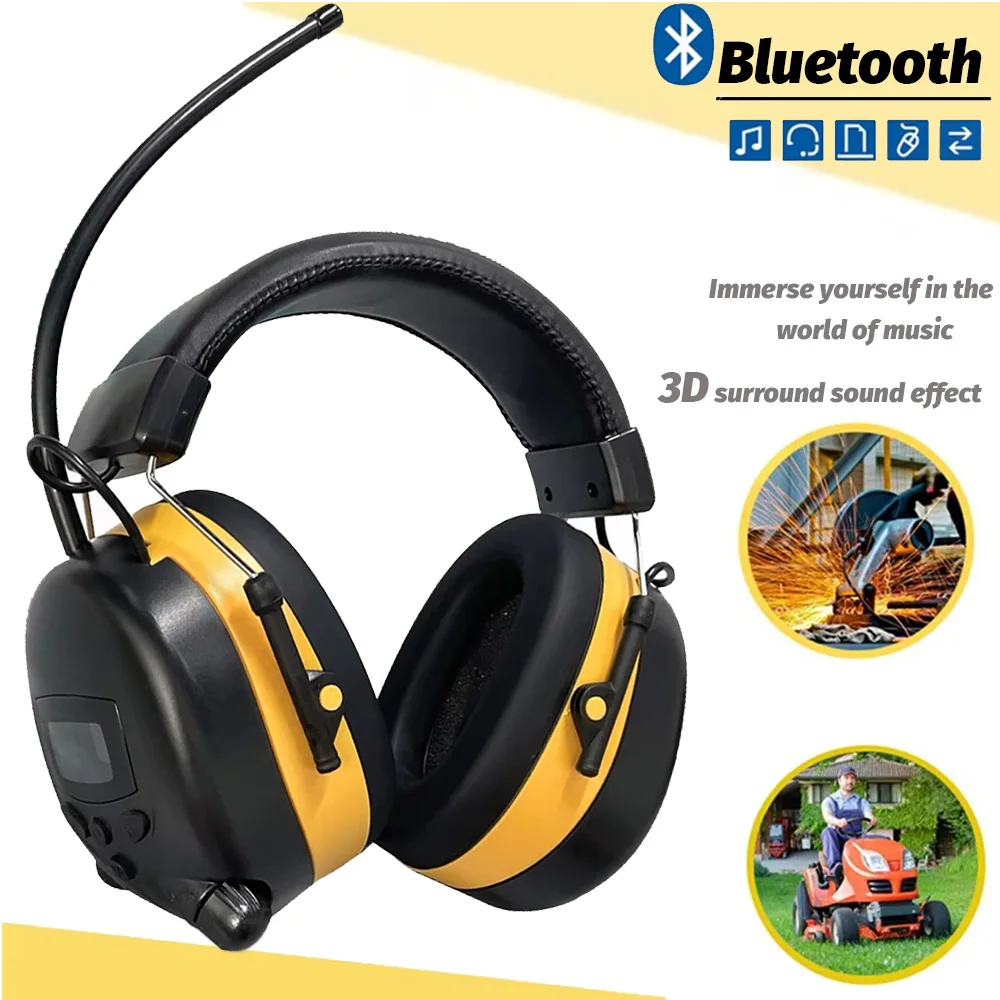 Am/Fm радио защита слуха шумоподавление безопасность EarMuff 30 дБ шумоподавление защита ушей для работы Bluetooth
Am/Fm радио защита слуха шумоподавление безопасность EarMuff 30 дБ шумоподавление защита ушей для работы Bluetooth