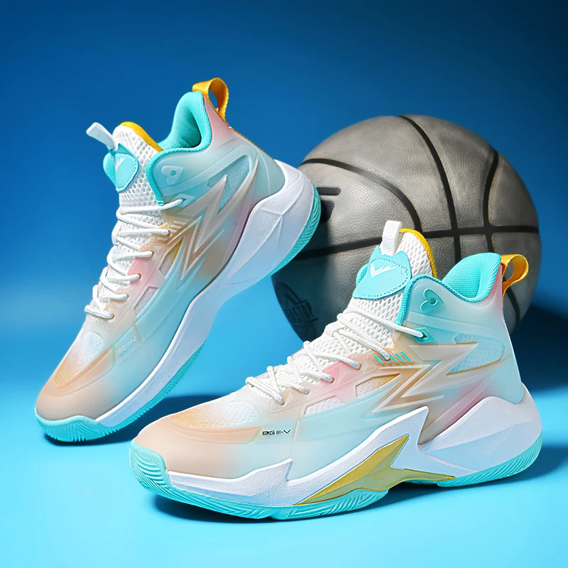 Баскетбольные кроссовки, новые мужские и женские спортивные кроссовки, модные нескользящие удобные уличные повседневные кроссовки на мягкой подошве
Баскетбольные кроссовки, новые мужские и женские спортивные кроссовки, модные нескользящие удобные уличные повседневные кроссовки на мягкой подошве