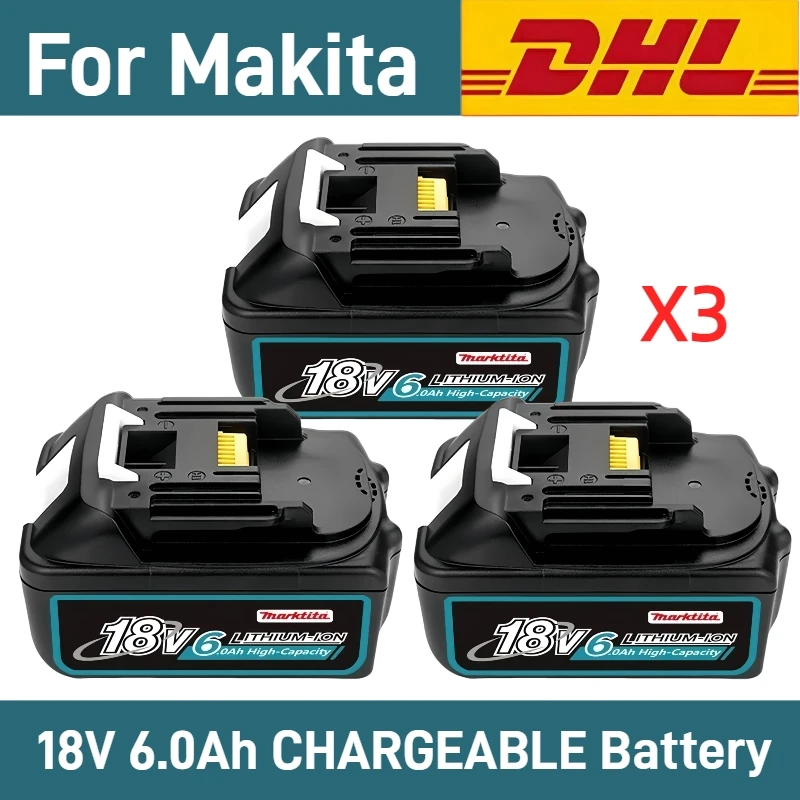 100% original 18V for Makita Rechargeable 6Ah battery, for MakitaPower Tools battery BL1860B BL1850B BL1840B BL1830B BL1860B
100% original 18V for Makita Rechargeable 6Ah battery, for MakitaPower Tools battery BL1860B BL1850B BL1840B BL1830B BL1860B