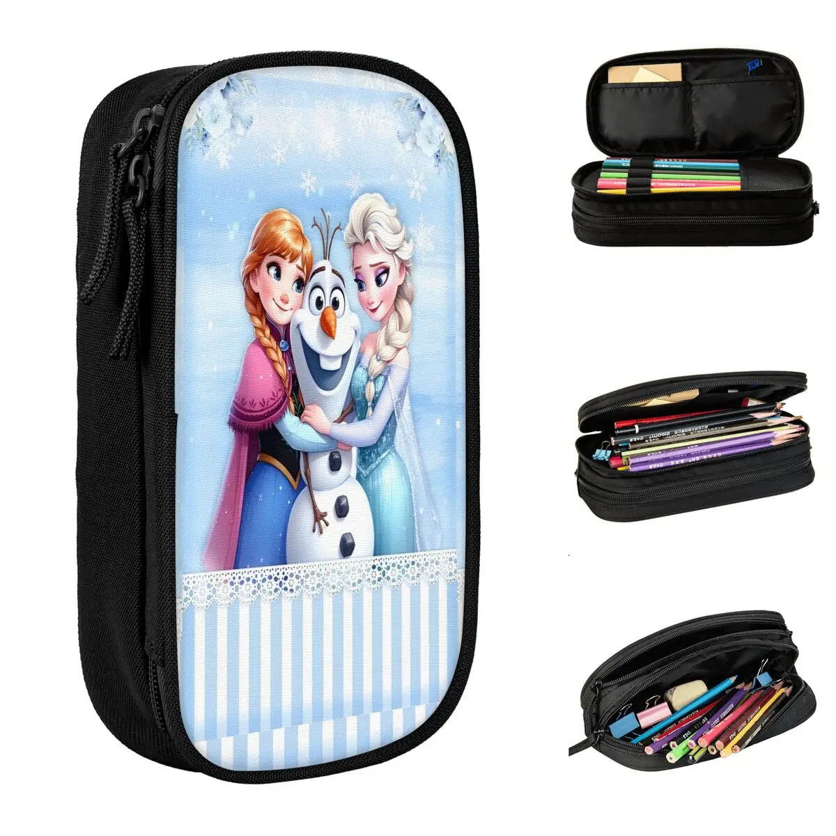 Frozen Anime Elsa Pencil Cases Fashion Pen Holder Bag Kids Large Storage School Supplies Gift Pencilcases
Frozen Anime Elsa Pencil Cases Fashion Pen Holder Bag Kids Large Storage School Supplies Gift Pencilcases
