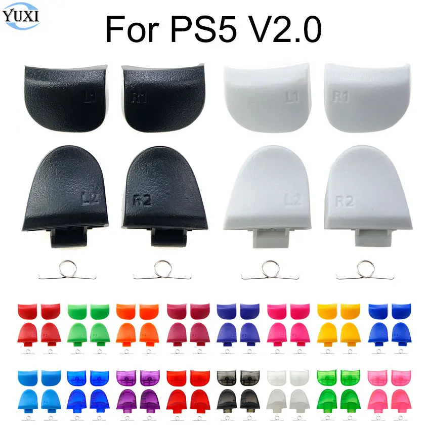 YuXi Multiple Colors For PS5 V2 Controller BDM-020 L2 R2 L1 R1 Trigger Buttons With Springs
YuXi Multiple Colors For PS5 V2 Controller BDM-020 L2 R2 L1 R1 Trigger Buttons With Springs