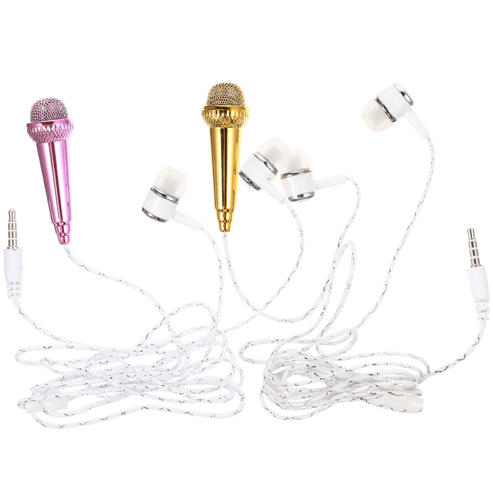 2pcs Mini Microphone Colorful Durable Plastic Ideal for Singing Podcasting Video Blogging Live Streaming Phone Recording
2pcs Mini Microphone Colorful Durable Plastic Ideal for Singing Podcasting Video Blogging Live Streaming Phone Recording