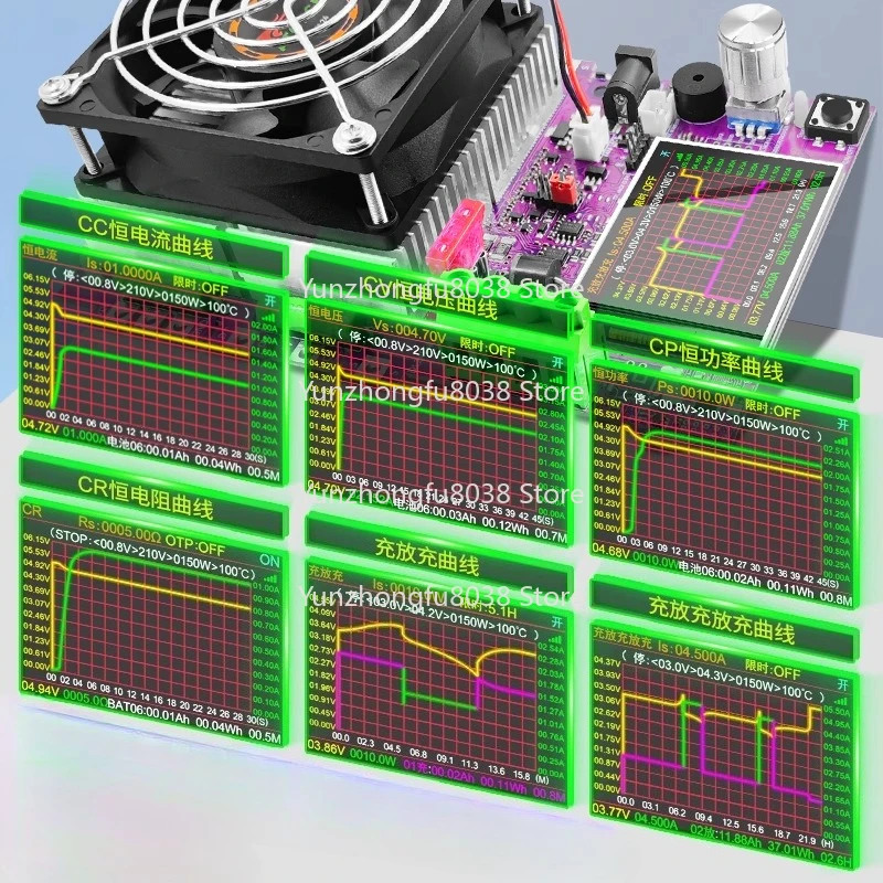 Charge and Discharge 40A Intelligent Wifi Networking Battery Capacity Internal Resistance Detection, Electronic Load Tester 
Charge and Discharge 40A Intelligent Wifi Networking Battery Capacity Internal Resistance Detection, Electronic Load Tester