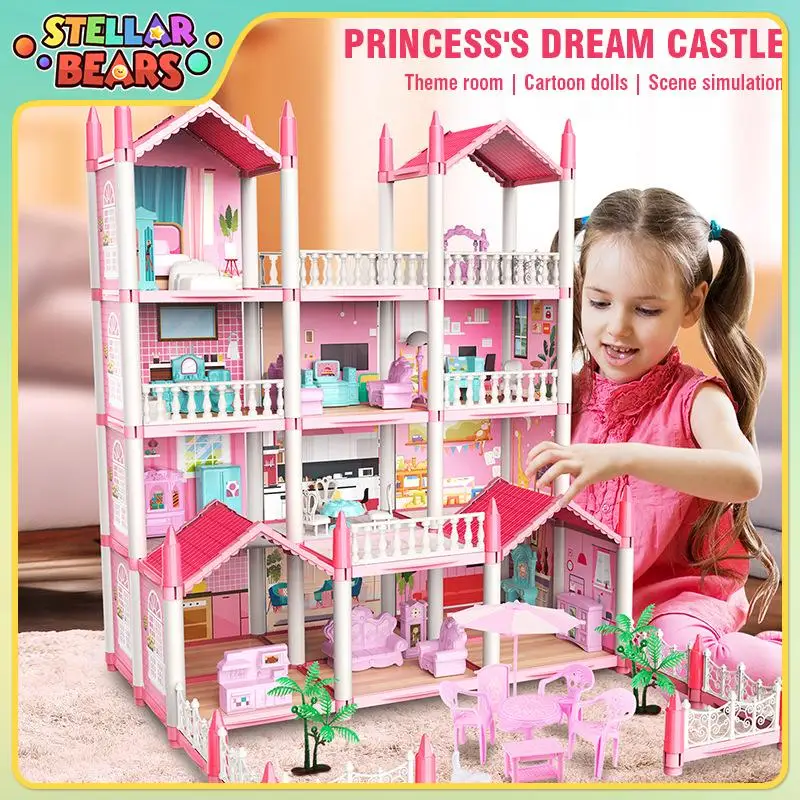 DIY модель виллы, кукольный домик, игрушка для девочек, замок мечты, набор мебели для комнаты, образовательные игрушки, кукольный домик, ролевая игра, рождественские подарки 
DIY модель виллы, кукольный домик, игрушка для девочек, замок мечты, набор мебели для комнаты, образовательные игрушки, кукольный домик, ролевая игра, рождественские подарки