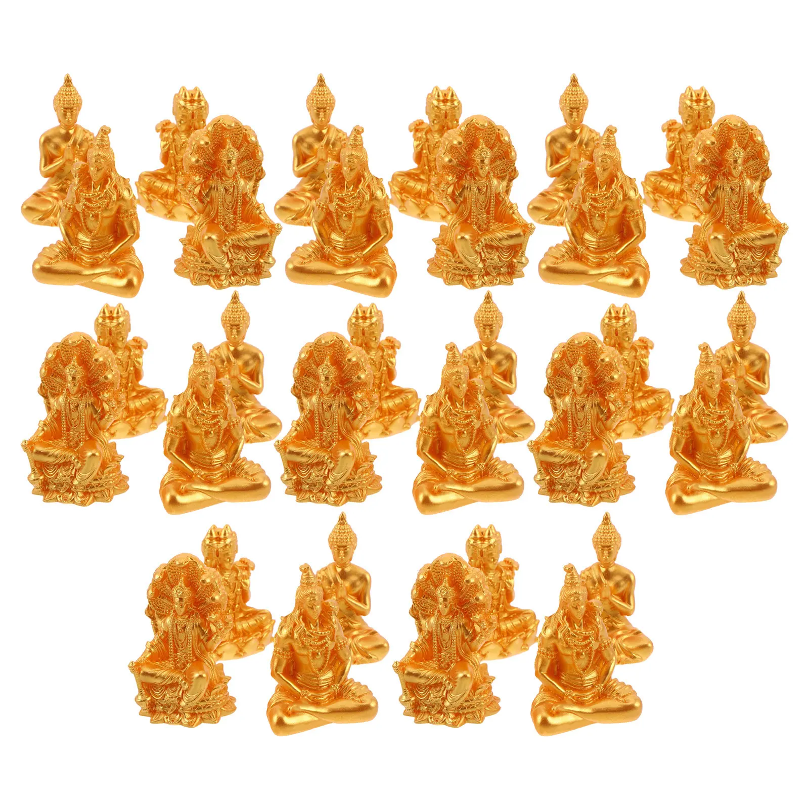 32Pcs Mini Gold Buddha Statues Resin Shakyamuni Sculptures for Zen Meditation Room Home Office Dashboard Decor Small Monk
32Pcs Mini Gold Buddha Statues Resin Shakyamuni Sculptures for Zen Meditation Room Home Office Dashboard Decor Small Monk