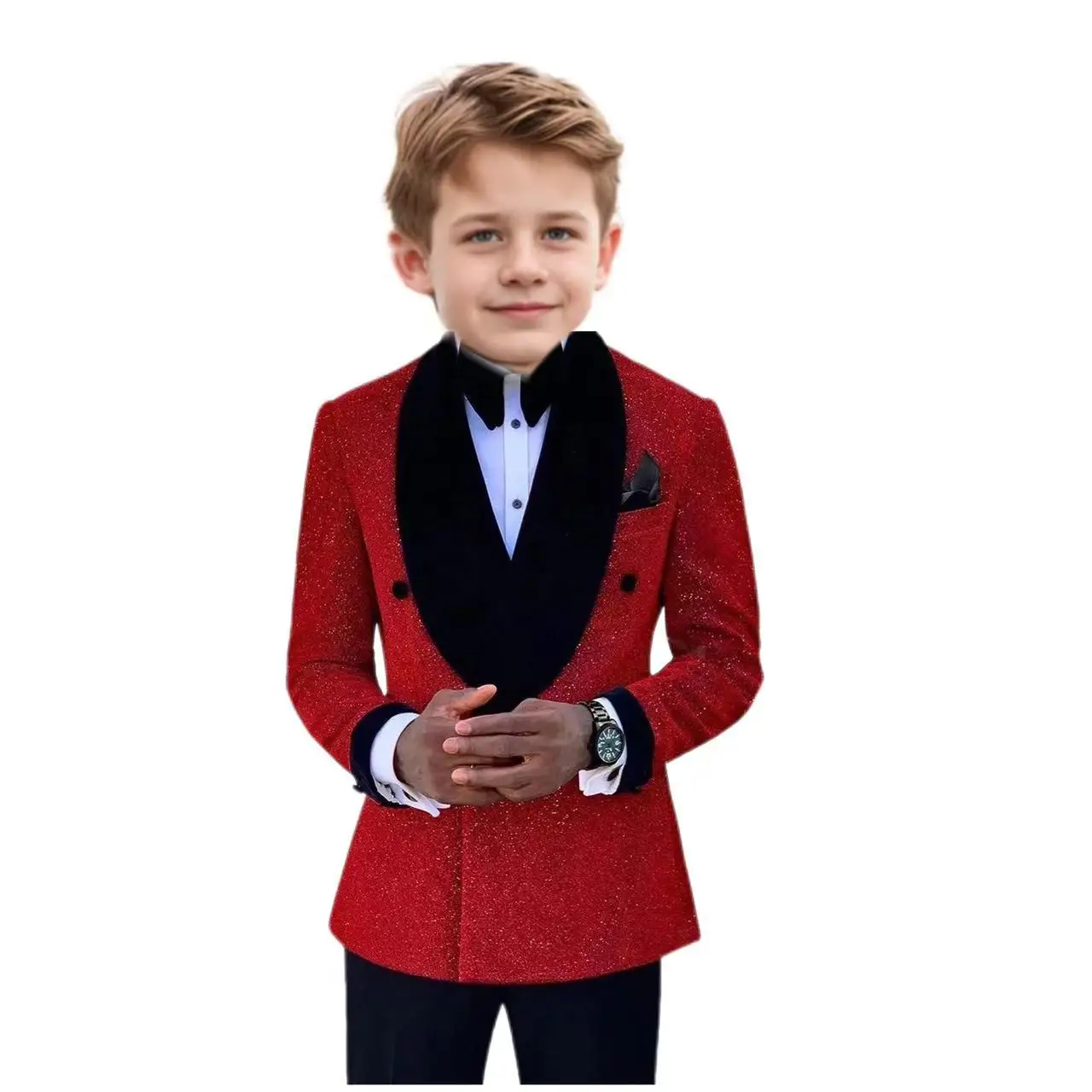 Elegant Suits for Boys 3-16 Years 2piece Bright Silk Single Buckle Performance Boys' Suit Set Evening Party Blazer and Pants
Elegant Suits for Boys 3-16 Years 2piece Bright Silk Single Buckle Performance Boys' Suit Set Evening Party Blazer and Pants