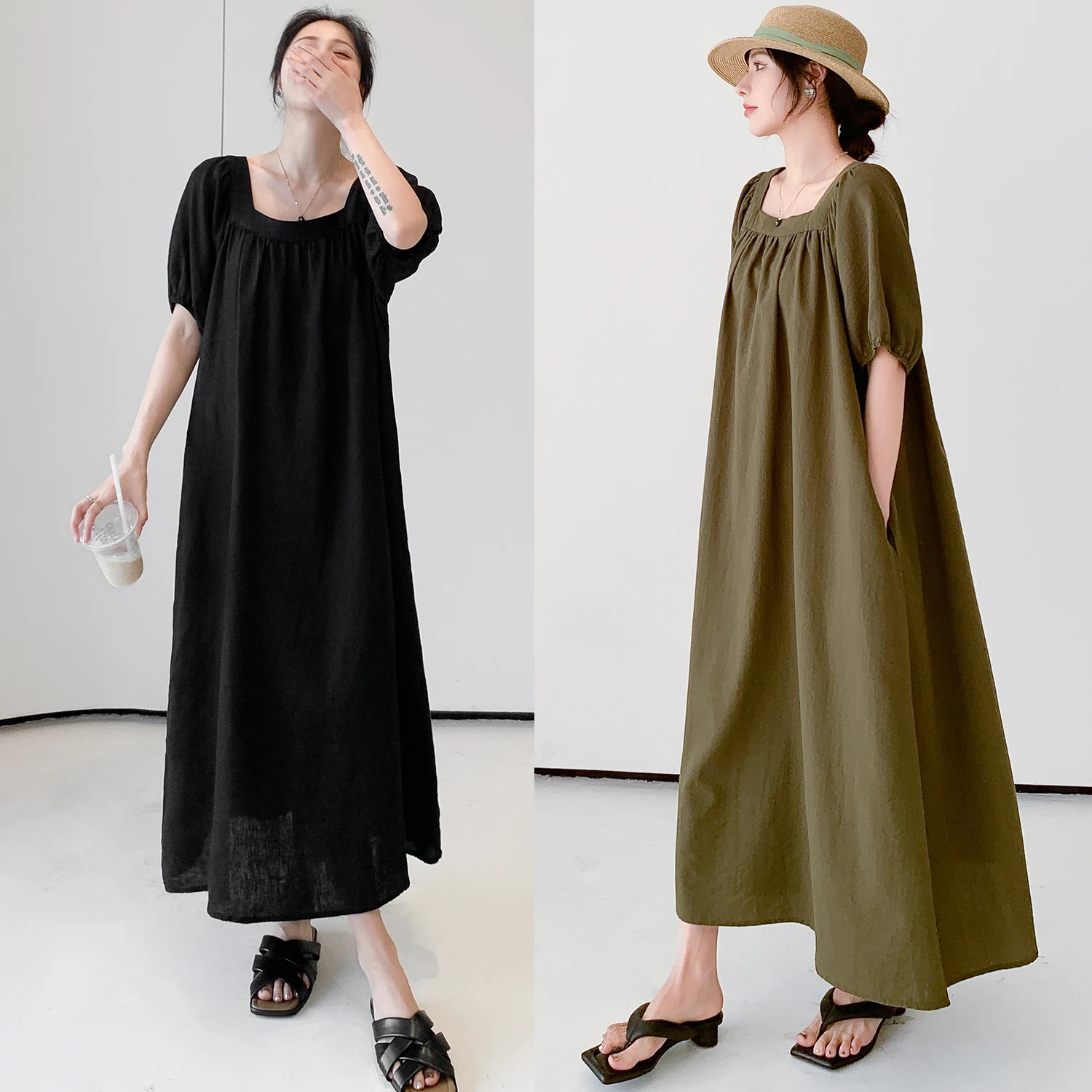 Elegant Casual Long Dress Summer 2024 Loose Slimming Short Sleeve Maxi Dress Trendy Women's Ethnic Wear Stage Costume
Elegant Casual Long Dress Summer 2024 Loose Slimming Short Sleeve Maxi Dress Trendy Women's Ethnic Wear Stage Costume