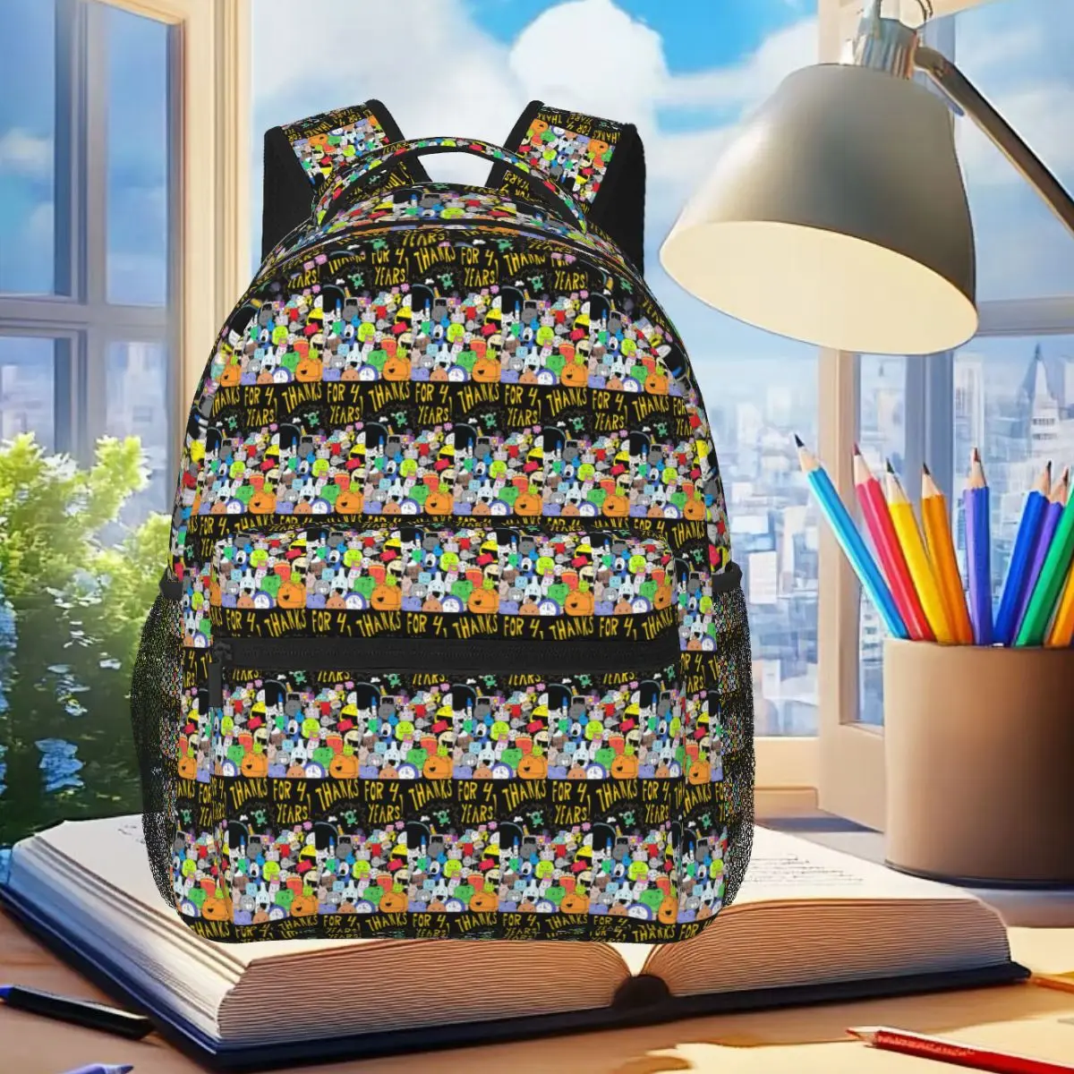 BFDI Four BFB Backpack Student Boys Girls BookBag Kids School Bag Laptop Shoulder Bags for Men Women
BFDI Four BFB Backpack Student Boys Girls BookBag Kids School Bag Laptop Shoulder Bags for Men Women