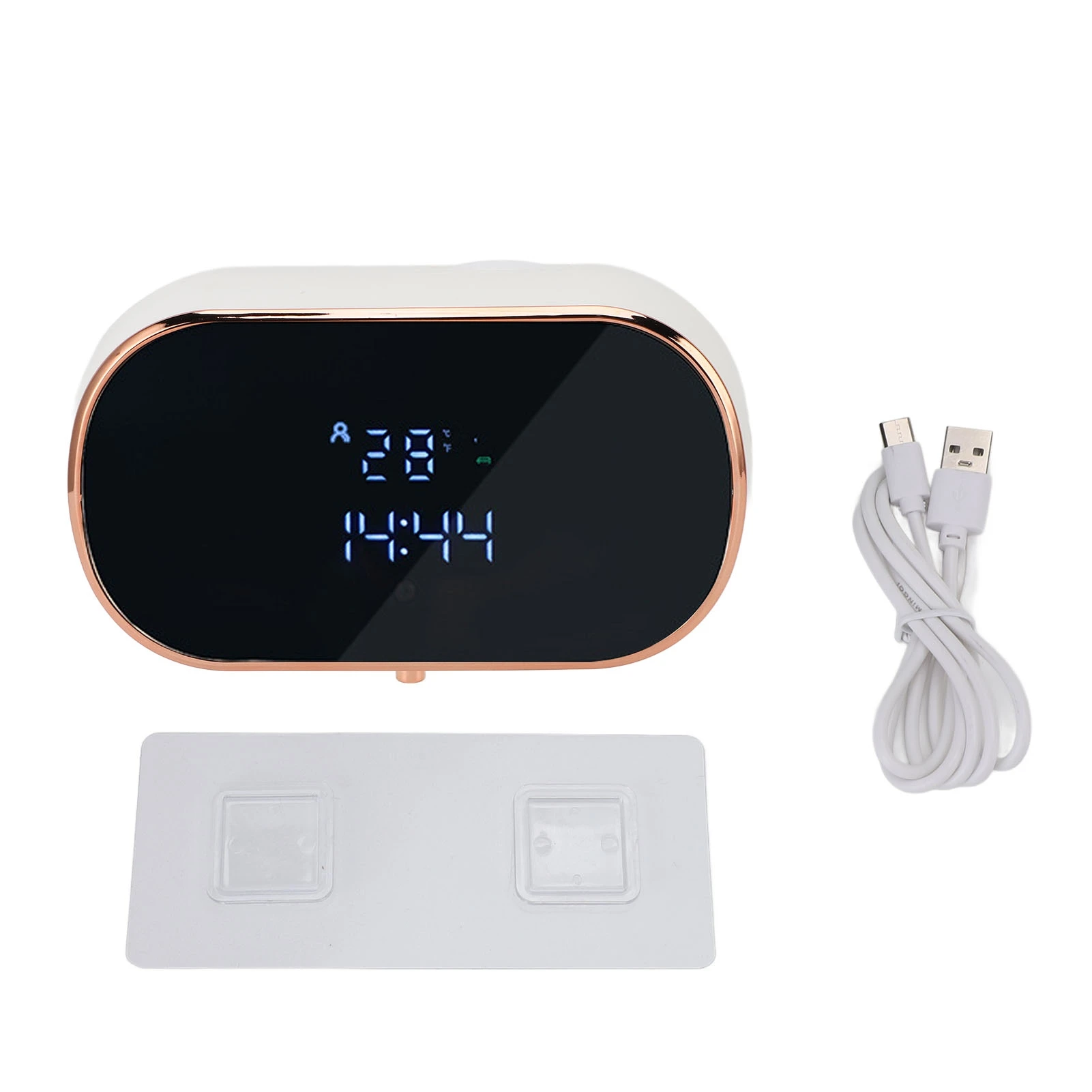 Automatic Foaming Soap Dispenser 350ml Wall Mounted USB Rechargeable Touchless Hand Soap Dispenser with Adhesive
Automatic Foaming Soap Dispenser 350ml Wall Mounted USB Rechargeable Touchless Hand Soap Dispenser with Adhesive