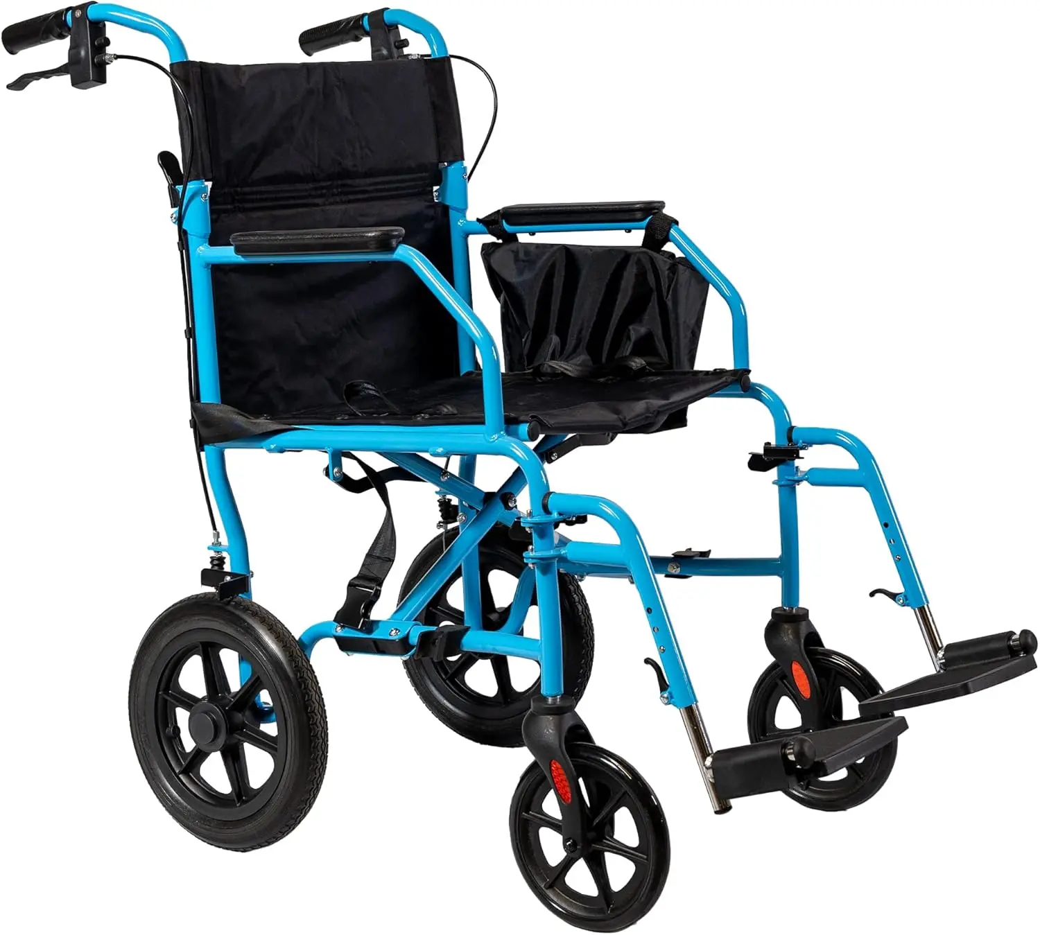 Hummingbird™ Ultra-Lightweight Foldable Transport Wheelchair, Handbrakes,12-Inch Rear Wheels, Extra-Wide Seat.
Hummingbird™ Ultra-Lightweight Foldable Transport Wheelchair, Handbrakes,12-Inch Rear Wheels, Extra-Wide Seat.