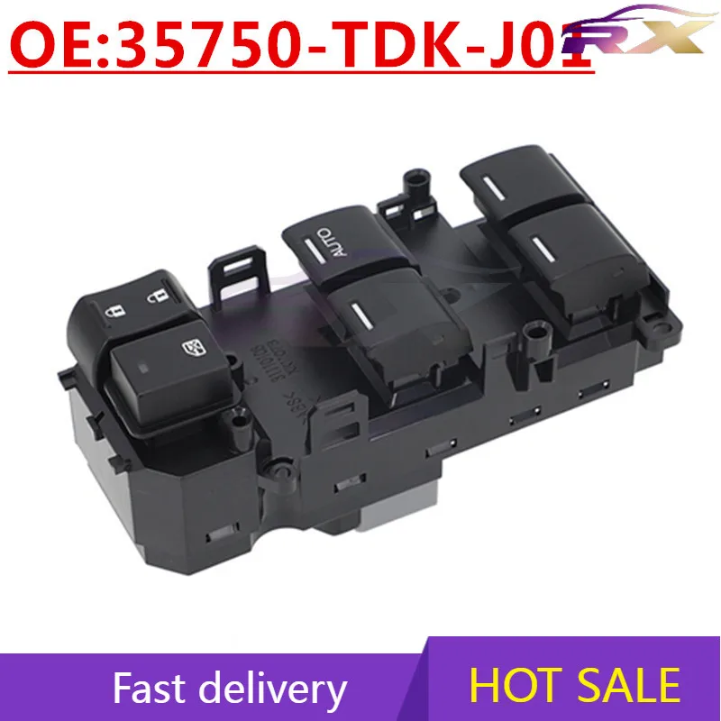 OEM:35750-TDK-J01 Power Window Master Control Switch For 2008-2012 Honda Accord
OEM:35750-TDK-J01 Power Window Master Control Switch For 2008-2012 Honda Accord