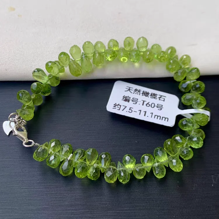 Natural Green Peridot Olivine Clear Beads Bracelet Women Stretch 7.5-11.5mm Crystal Fashion Bracelet Jewelry AAAAAA
Natural Green Peridot Olivine Clear Beads Bracelet Women Stretch 7.5-11.5mm Crystal Fashion Bracelet Jewelry AAAAAA