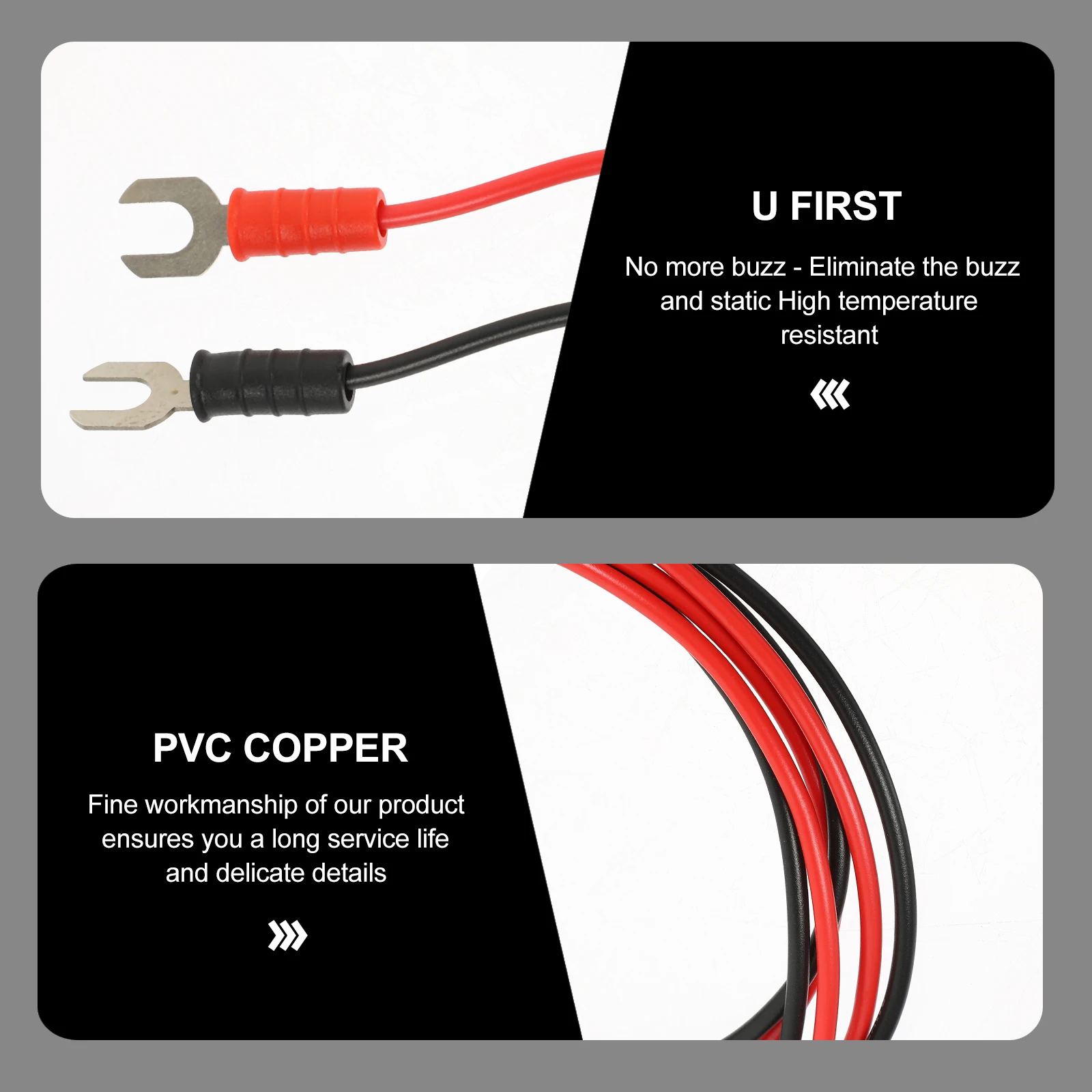 2pcs U-shaped Insert Cable Circuit Connection Line Electrical Copper Wire Insulated Tester Demos Teaching Multi-functional Test
2pcs U-shaped Insert Cable Circuit Connection Line Electrical Copper Wire Insulated Tester Demos Teaching Multi-functional Test