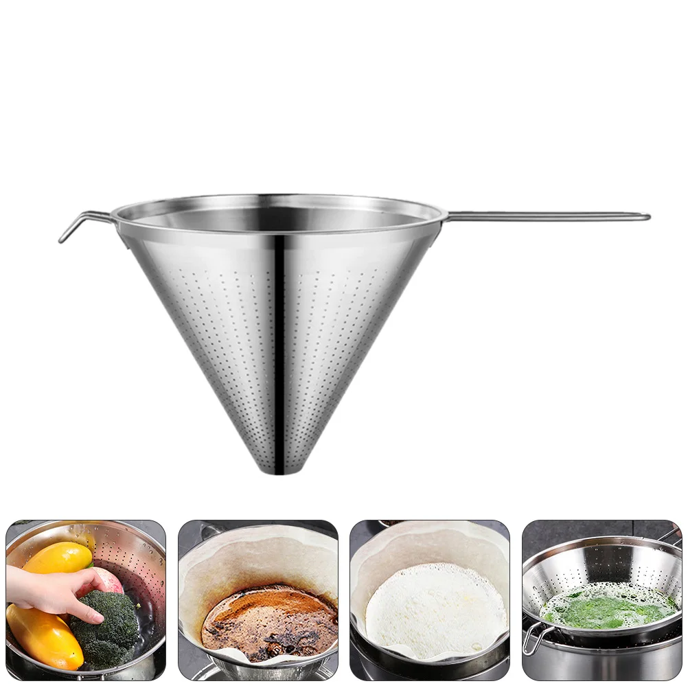 Stainless Filter Home Use Durable Reusable Kitchen Appliance Smooth Texture Professional Tool Metal Funnel
Stainless Filter Home Use Durable Reusable Kitchen Appliance Smooth Texture Professional Tool Metal Funnel