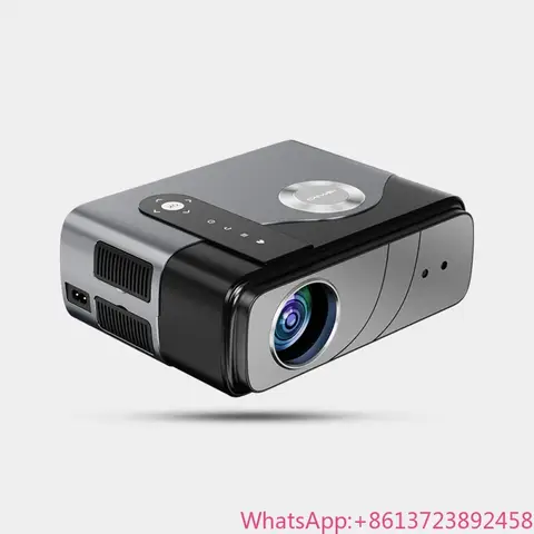 CAIWEI New 9000Lumens 4K Supported Portable Projector Compatible with TV Stick/Phone Outdoor Movie