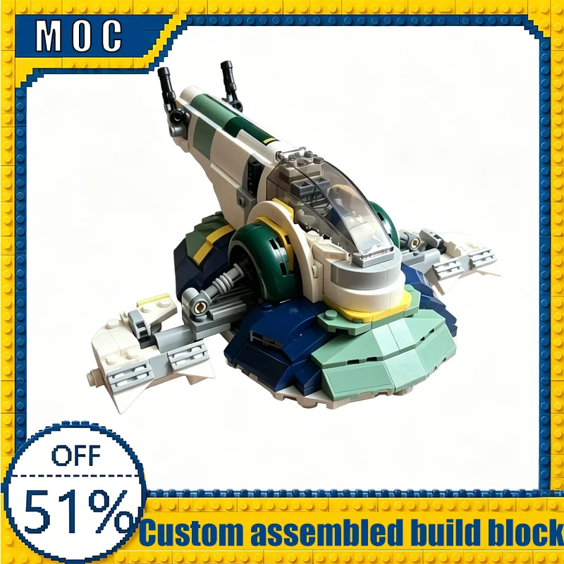 607 PCS Customize Sci-Fi Space Ship MOC Model Building Blocks Assembly Toy Warplane Puzzle Educational Learning Birthday Gifts
607 PCS Customize Sci-Fi Space Ship MOC Model Building Blocks Assembly Toy Warplane Puzzle Educational Learning Birthday Gifts