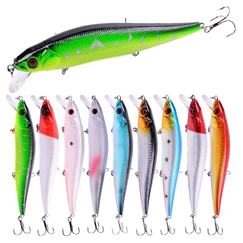 10 PCS Fishing Lures 3D Eye 23g Minnow Crankbait Wobbler Perch Artificial Bait Pike Carp Bait Swim Bait Fishing Lure Set
10 PCS Fishing Lures 3D Eye 23g Minnow Crankbait Wobbler Perch Artificial Bait Pike Carp Bait Swim Bait Fishing Lure Set