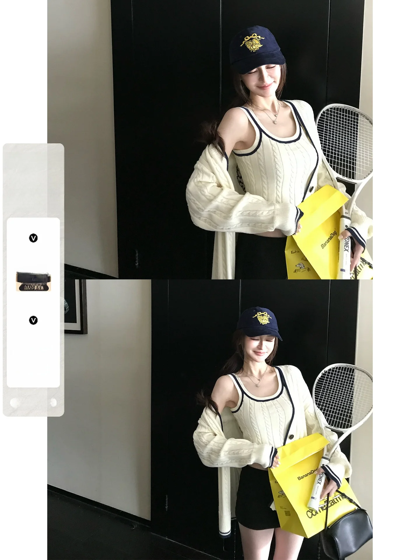 Skk Store American Sle Spor 00% Cotton Yarn Knitted Sweater Cardigan Vest Embroidered Tassel Long Sve Casual Wear
Skk Store American Sle Spor 00% Cotton Yarn Knitted Sweater Cardigan Vest Embroidered Tassel Long Sve Casual Wear