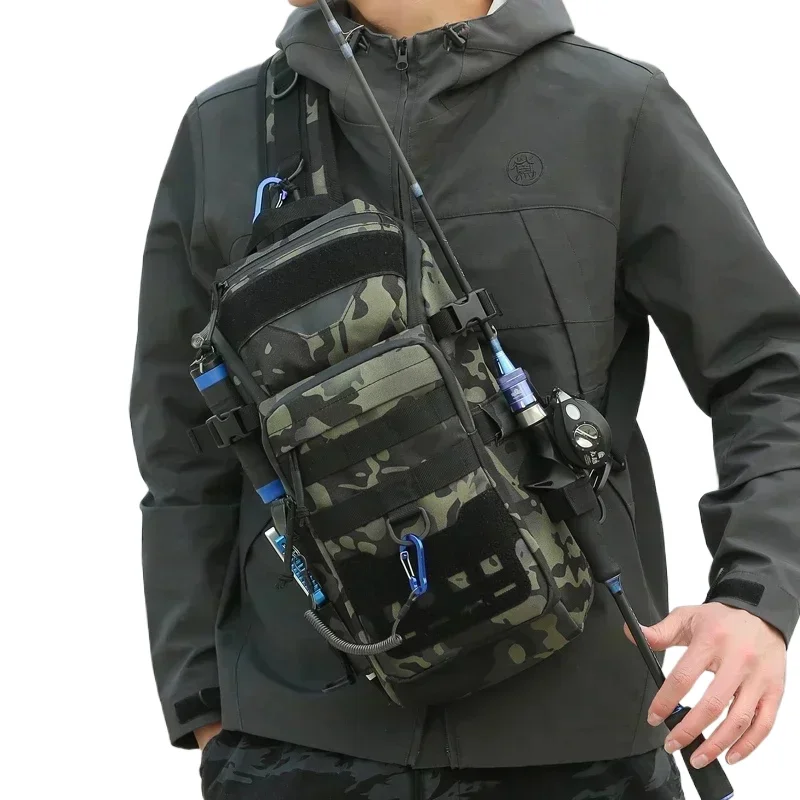 Fishing Lure Chest Bag Multifunctional Tackle Camo Tactical Single Shoulder Crossbody Backpack Equipment Fishing Gear Pole Bags
Fishing Lure Chest Bag Multifunctional Tackle Camo Tactical Single Shoulder Crossbody Backpack Equipment Fishing Gear Pole Bags