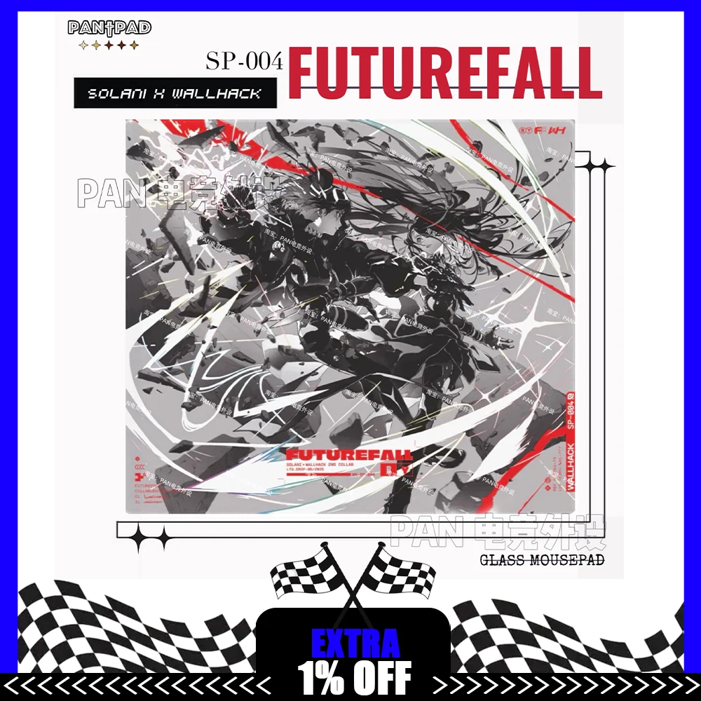 WALLHACK 4.0 Futurefall Glass Mousepad Duplicate Edition Mouse Pad 490x430mm Smooth Gaming Mousepad PC Gamer Accessory Gifts
WALLHACK 4.0 Futurefall Glass Mousepad Duplicate Edition Mouse Pad 490x430mm Smooth Gaming Mousepad PC Gamer Accessory Gifts