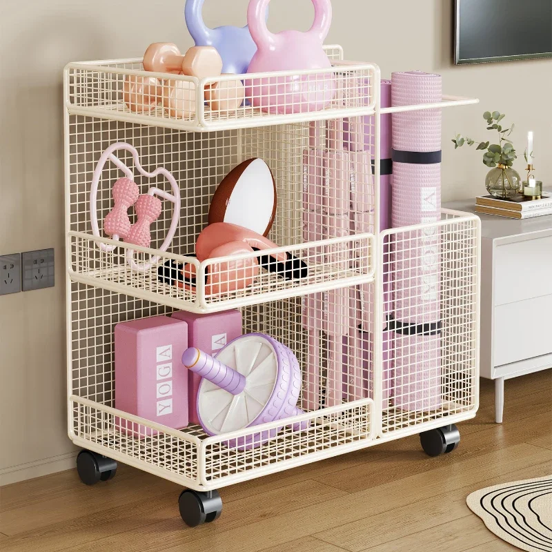 Fitness equipment storage basket Home yoga mat Shelf Large capacity multi-layer dumbbell badminton racket Finishing artifact
Fitness equipment storage basket Home yoga mat Shelf Large capacity multi-layer dumbbell badminton racket Finishing artifact