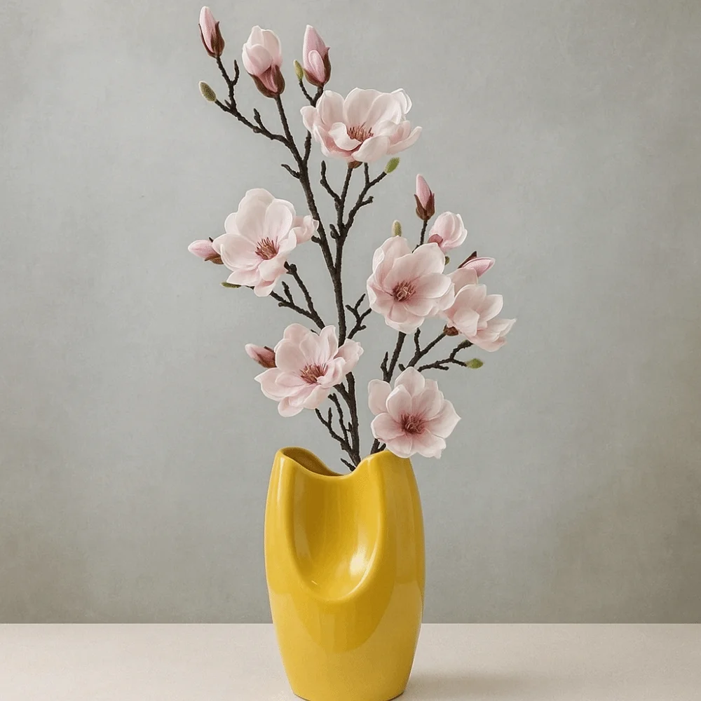 Real Touch Artificial Magnolia Branch Realistic EVA Artificial Orchid Flowers Handmade Simulation Big Magnolia
Real Touch Artificial Magnolia Branch Realistic EVA Artificial Orchid Flowers Handmade Simulation Big Magnolia