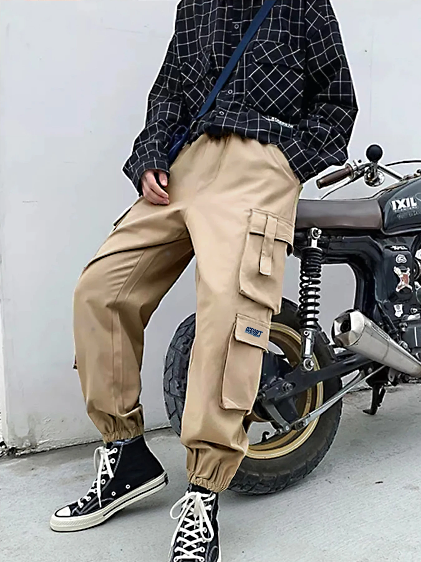 Ice feeling American workwear, paratrooper pants for men, loose and thin fit, drawstring casual pants, trendy, quick drying, bre
Ice feeling American workwear, paratrooper pants for men, loose and thin fit, drawstring casual pants, trendy, quick drying, bre