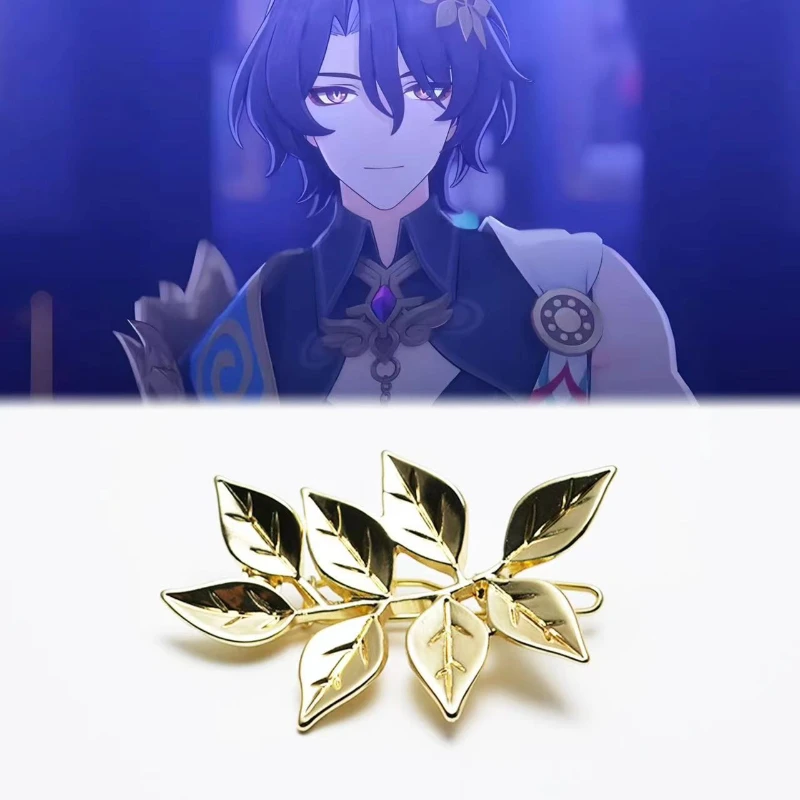Honkai: Star Rail Dr. Ratio Popular Game Peripheral Accessories Hairpin Cos Props Hair Accessories Gold-plated Leaf Hairpin
Honkai: Star Rail Dr. Ratio Popular Game Peripheral Accessories Hairpin Cos Props Hair Accessories Gold-plated Leaf Hairpin