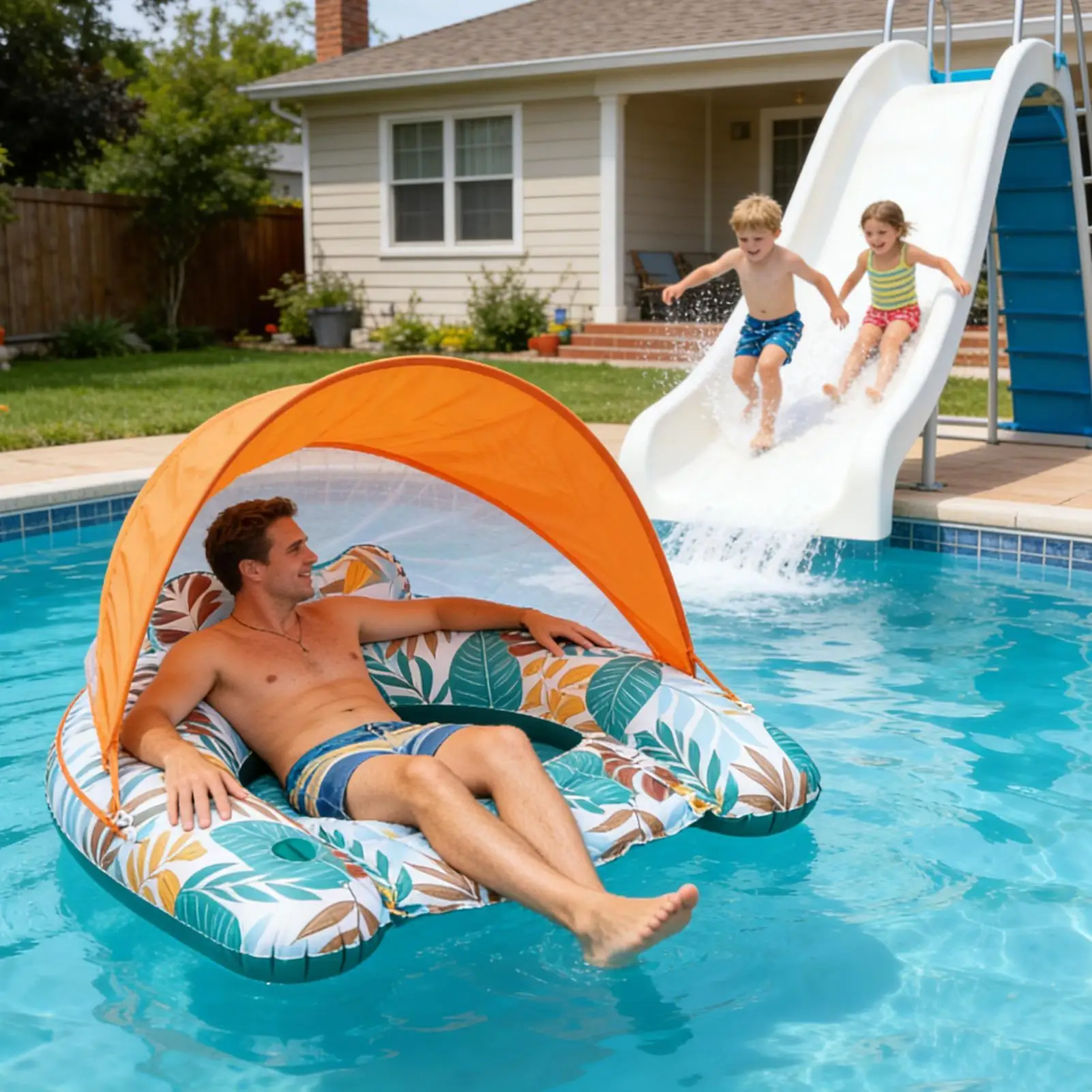 Pool Float Chair With Cup Holder/ U-shaped lounge chair with sunshade/ pool leisure floating chair Inflatable water raft
Pool Float Chair With Cup Holder/ U-shaped lounge chair with sunshade/ pool leisure floating chair Inflatable water raft