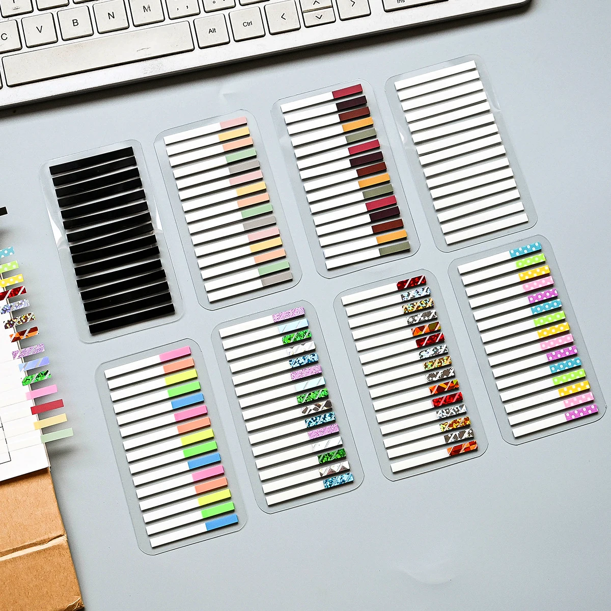 300-2400Pcs Sticky Tabs for Annotating Books, Page Markers Clear Writable and Repositionable Book Flags Strip Index Tabs
300-2400Pcs Sticky Tabs for Annotating Books, Page Markers Clear Writable and Repositionable Book Flags Strip Index Tabs