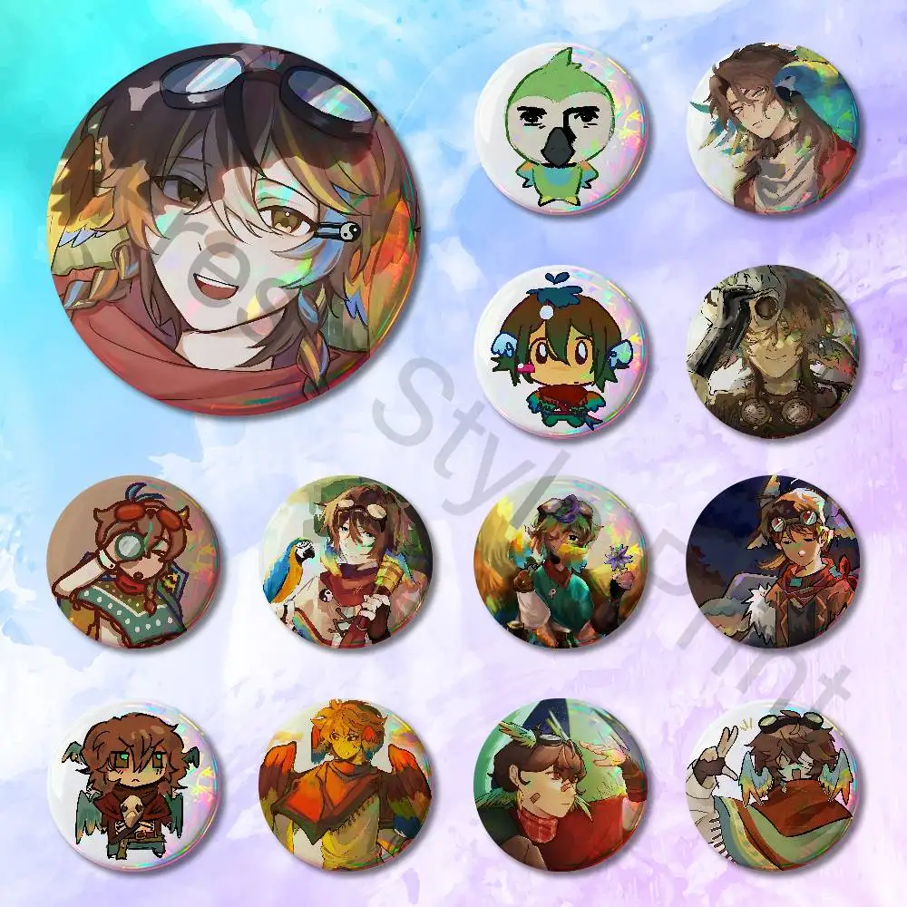 P-Parrotx2 58mm 44mm HD Print Brooch Badges Pretty Derby Round Display Brooches Lapel Pins
P-Parrotx2 58mm 44mm HD Print Brooch Badges Pretty Derby Round Display Brooches Lapel Pins
