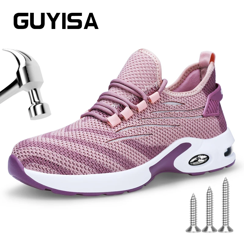 Защитная обувь GUYUSA, женская, мягкая, дышащая, удобная, защита от ударов, прокол, стальной носок, обувь, размер 36-40
Защитная обувь GUYUSA, женская, мягкая, дышащая, удобная, защита от ударов, прокол, стальной носок, обувь, размер 36-40