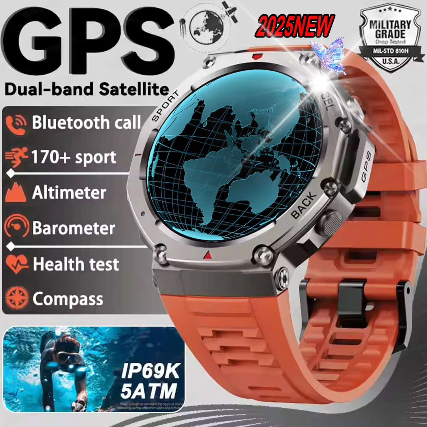 T-Rex 3 Smart Watch 466*466 AMOLED Full Touch Screen 5ATM Waterproof GPS 500mAh High Battery Compass 170+ Sports Modes For Men
T-Rex 3 Smart Watch 466*466 AMOLED Full Touch Screen 5ATM Waterproof GPS 500mAh High Battery Compass 170+ Sports Modes For Men